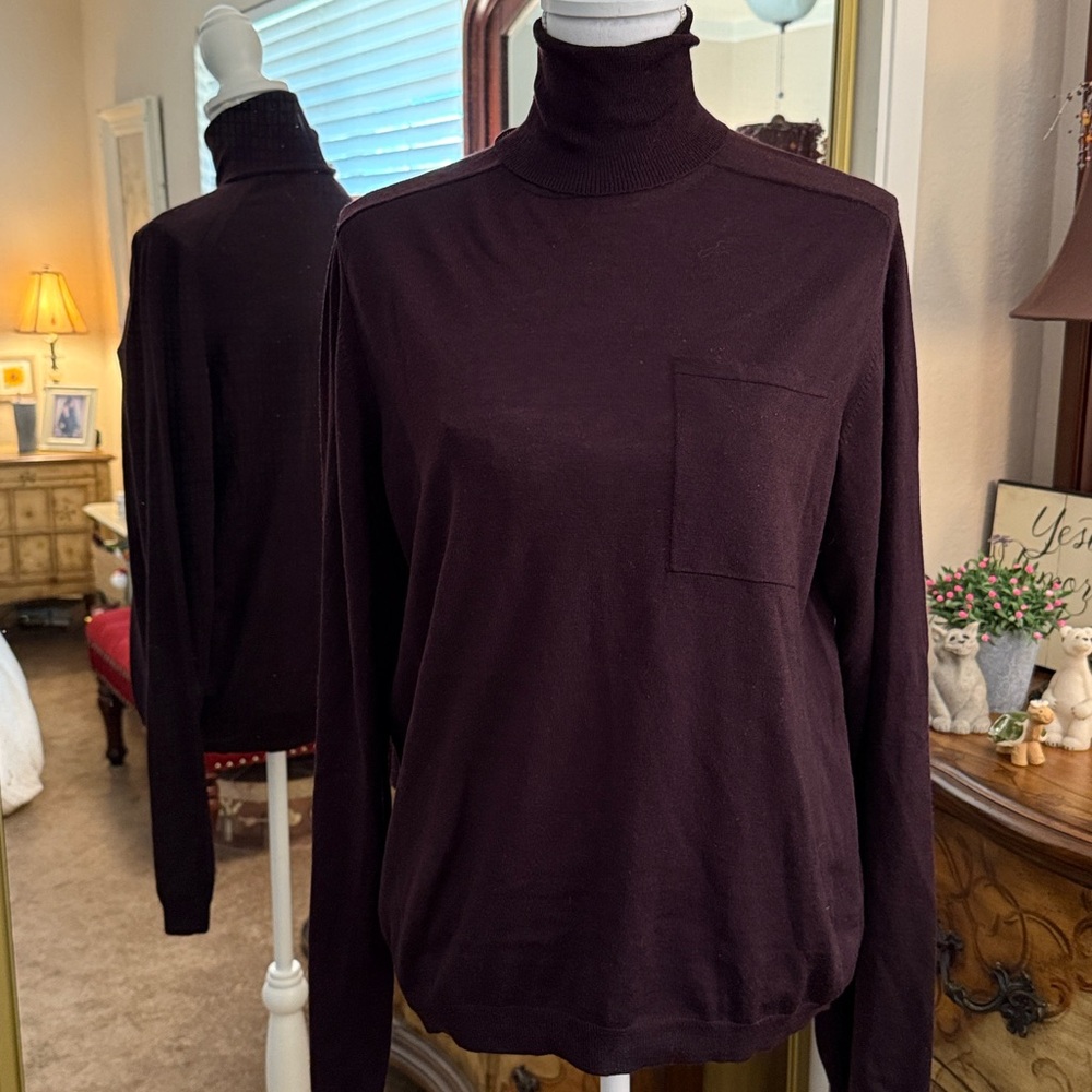 Calvin Klein Rich Brown 100% Wool